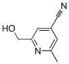 Structure of 4-Pyridinecarbonitrile,2-(hydroxymethyl)-6-methyl-