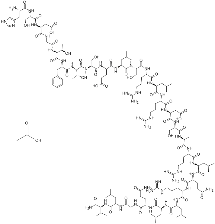 Structure of Secretin Acetate