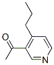 Structure of ETHANONE,1-(4-PROPYL-PYRIDIN-3-YL)-