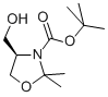 Structure of (R)-4-HYDROXYMETHYL-2,2-DIMETHYL-OXAZOLIDINE-3-CARBOXYLIC ACID TERT-BUTYL ESTER
