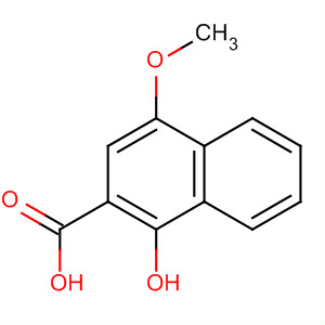 2-Naphthalenecarboxylic acid, 1-hydroxy-4-methoxy-结构式