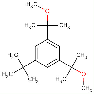 Structure of Benzene, 1-(1,1-dimethylethyl)-3,5-bis(1-methoxy-1-methylethyl)-