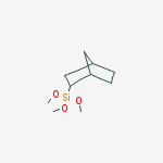 Structure of 2-(trimethoxysilyl)-bicyclo[2,2,1]heptane