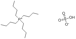 TETRABUTYLPHOSPHONIUM HYDROGEN SULFATE结构式