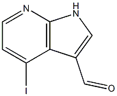 4-Iodo-7-azaindole-3-carbaldehyde结构式