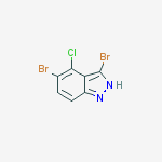 3,5-Dibromo-4-chloro-(1H)indazole