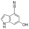 Structure of 1H-Indole-4-carbonitrile, 6-hydroxy-