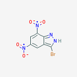 3-Bromo-5,7-dinitro (1H)indazole