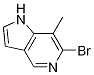 Structure of 6-Bromo-7-methyl-5-azaindole