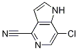 1H-Pyrrolo[3,2-c]pyridine-4-carbonitrile, 7-chloro-结构式