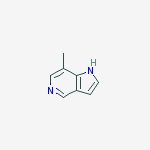 Structure of 2H-Pyrrolo[2,3-b]pyridin-2-one, 1,3-dihydro-1,5-dimethyl-