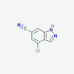 Structure of glycine, N-(1H-indazol-5-ylcarbonyl)-N-propyl-, ethyl ester