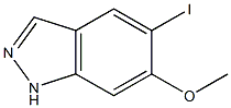 Structure of 5-Iodo-6-Methoxy (1H)indazole