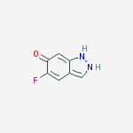 Chemical structure of 5-fluoro-1H-indazol-6-ol
