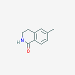 Structure of 6-methyl-3,4-dihydro-2H-isoquinolin-1-one