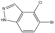 Structure of 5-bromo-4-chloro-1H-indazole