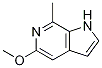 Structure of 5-Methoxy-7-methyl-6-azaindole