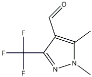 1,5-二甲基-3-(三氟甲基)-1H-吡唑-4-甲醛结构式