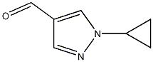 Structure of 1-cyclopropyl-1H-pyrazole-4-carbaldehyde