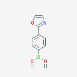Structure of 4-(oxazol-2-yl)phenylboronic acid