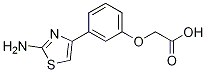 Structure of 2-[3-(2-AMino-4-thiazolyl)phenoxy]acetic Acid