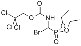 Structure of DIETHYL(TROC-AMINO)BROMOMETHYLPHOSPHONATE