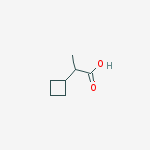 Structure of 2-Cyclobutylpropanoic acid