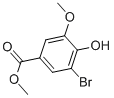 Structure of 3-BROMO-4-HYDROXY-5-METHOXY-BENZOIC ACID METHYL ESTER