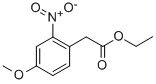 2-(2-硝基-4-甲氧基苯基)乙酸乙酯结构式
