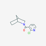 Structure of 2-[(2-chloro-3-pyridinyl)carbonyl]-2-azabicyclo[2.2.1]heptane(SALTDATA: FREE)