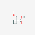 Structure of 1-(methoxymethyl)cyclobutanecarboxylic acid(SALTDATA: FREE)