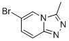 Structure of 6-Bromo-3-methyl-1,2,4-triazolo[4,3-a]-pyridine