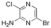 Structure of 6-Bromo-3-chloropyrazin-2-amine