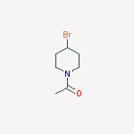 1-(4-bromopiperidin-1-yl)ethanone结构式
