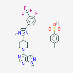 Structure of LY-2584702 tosylate salt