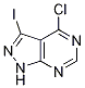Structure of 4-chloro-3-iodo-1H-pyrazolo[3,4-d]pyrimidine