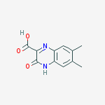 Structure of 6,7-Dimethyl-3-oxo-3,4-dihydroquinoxaline-2-carboxylic acid