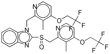 N-[3-Methyl-4-(2,2,2-trifluoroethoxy)-2-pyridinyl]methyl Lansoprazole结构式
