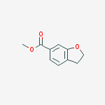 Structure of 2,3-dihydro-benzofuran-6-carboxylic acid methyl ester