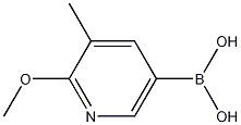 Structure of 2-Methoxy-3-methylpyridine-5-boronicacid