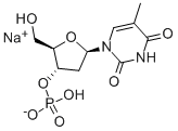Structure of THYMIDINE 3-MONOPHOSPHATE SODIUM SALT