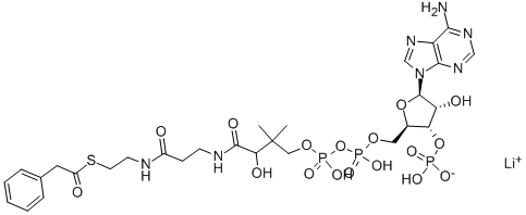 PHENYLACETYL COENZYME A LITHIUM SALT结构式
