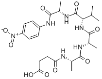 Structure of N-SUCCINYL-ALA-ALA-VAL-ALA P-NITROANILIDE