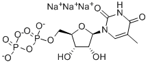 Structure of THYMIDINE-3,5-DIPHOSPHATE, DISODIUM SALT