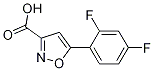 Structure of 5-(2,4-Difluorophenyl)isoxazole-3-carboxylic Acid
