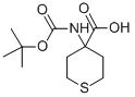 Structure of 4-N-BOC-AMINO-4-CARBOXYTETRAHYDROTHIOPYRAN