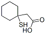 Chemical structure of 3-mercapto-3,3-cyclopentamethylenepropionic acid