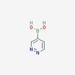 pyridazin-4-ylboronic acid结构式
