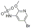 Structure of N-(5-broMo-2-Methoxypyridin-3-yl)MethanesulfonaMide