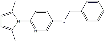 Structure of 5-Benzyloxy-2-(2,5-dimethylpyrrol-1-yl)pyridine